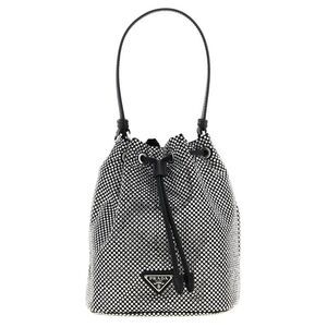 Prada Gray Viscose Women's Handbag